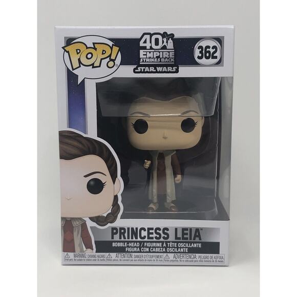Funko Pop! Star Wars Princess Leia #362 ~ 40th Empire Strikes Back - Picture 2 of 7